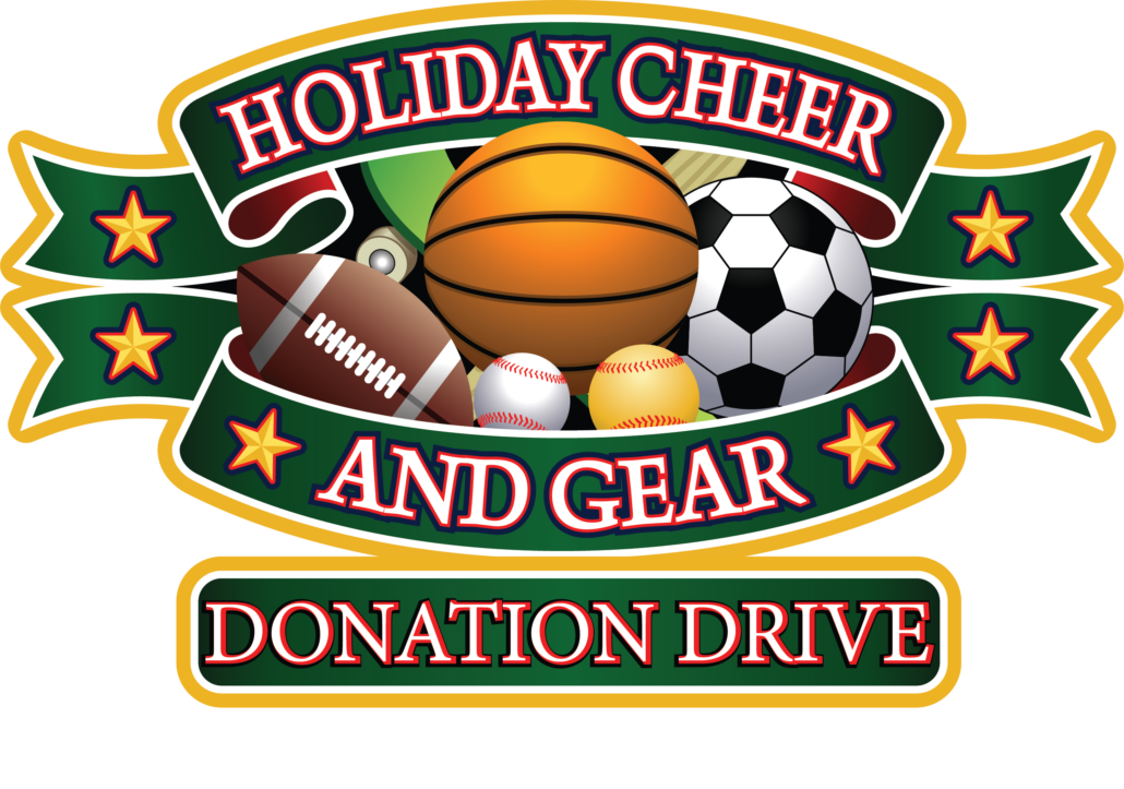 holiday cheer and gear donation drive logo