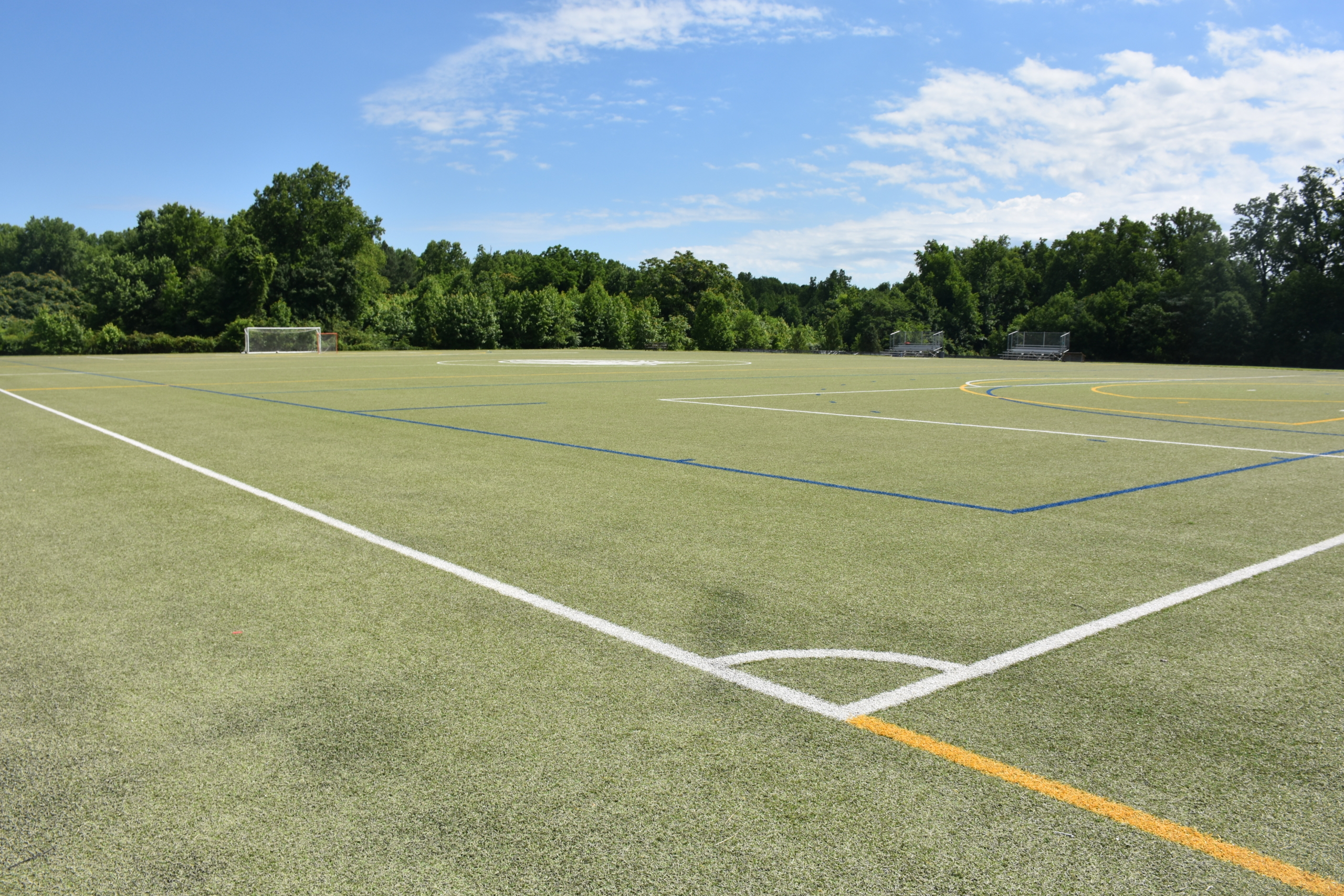 photo of athletic field and goal