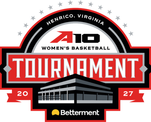 Primary A10 WBB Tournament Logo ΓÇö Full Color Grey