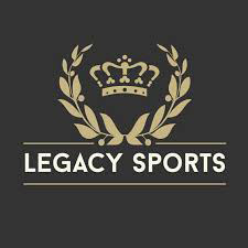 legacy sports logo with a crest